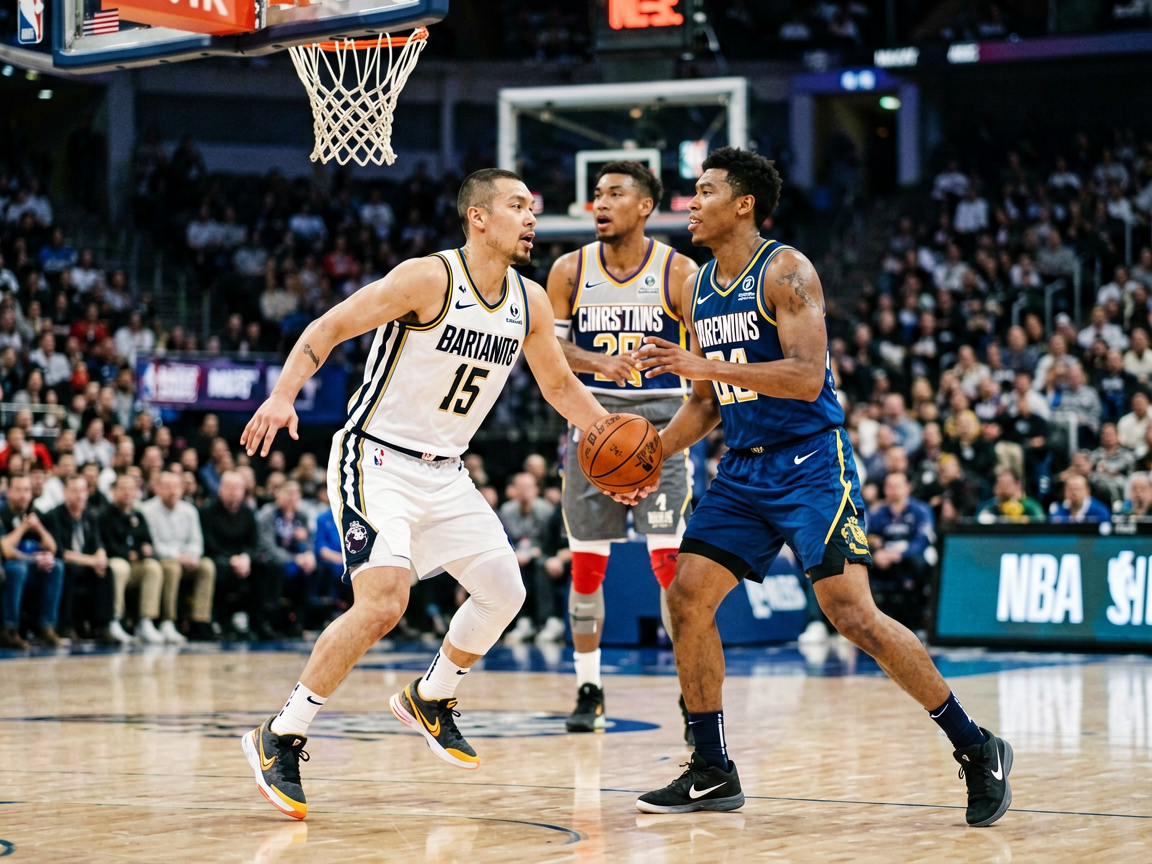 NBA联赛球员比赛精彩画面